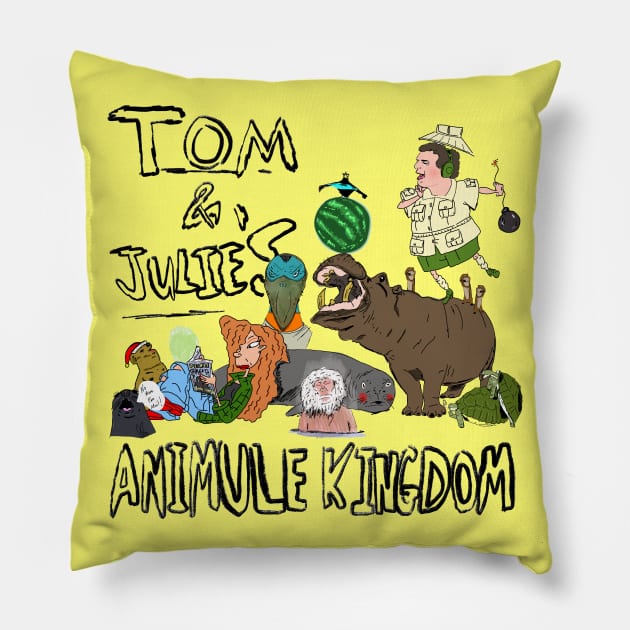 Tom & Julie's Animule Kingdom Pillow by DOUBLE THREAT