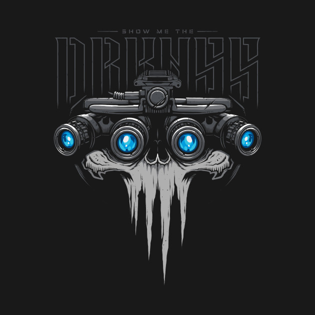 Disover Show me the Drknss - Punisher - T-Shirt