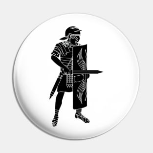 Black Imperial Roman Legionnaire Pin