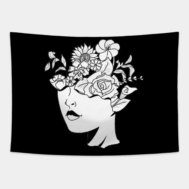 Grow Positive Thoughts Tapestry by KindOfAwesome