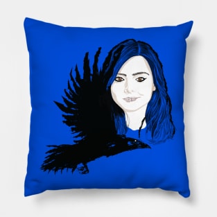 FACE THE RAVEN Pillow