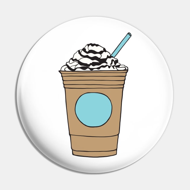 Blended Frappe Illustration Pin by murialbezanson