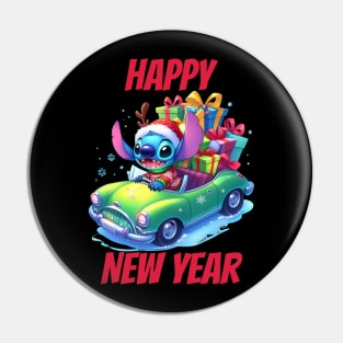 Happy New Year Stitch Pin