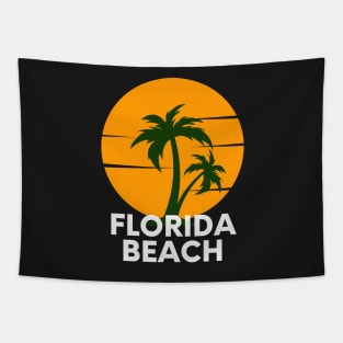 Florida Beach sunset Tapestry