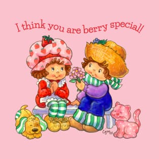 I Think You Are Berry Special! Vintage Strawberry & Huck Fanart T-Shirt