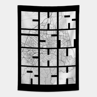 Christchurch, New Zealand City Map Typography - Light Tapestry