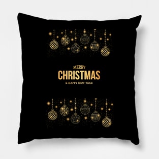 Merry Christmas and happy New Year Pillow