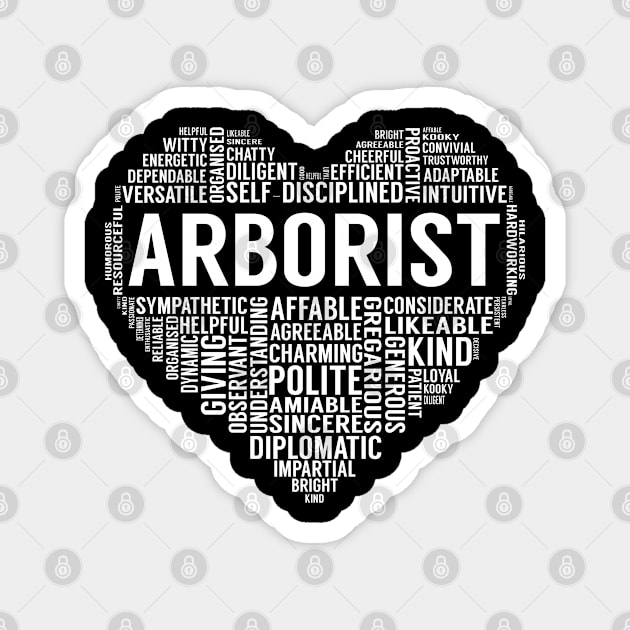 Arborist Heart Magnet by LotusTee