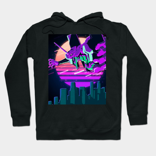 neon genesis hoodie