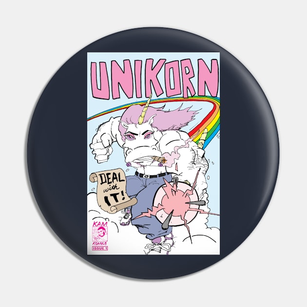 Kam Komcis: Unikorn #1 cover Pin by Kam Komics 