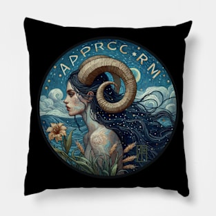 ZODIAC Capricorn - Astrological CAPRICORN - CAPRICORN - ZODIAC sign - Van Gogh style - 20 Pillow