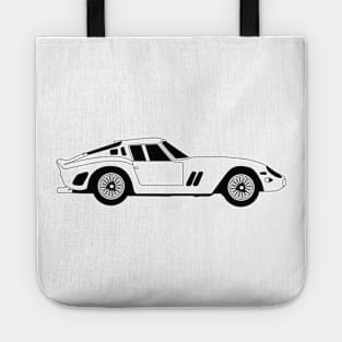 250 GTO Black Outline Tote