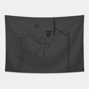 Basketball Motivational illustration Tapestry