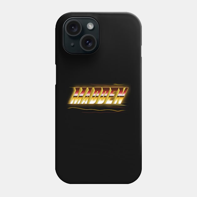 Thanksgiving Madden Name Retro Styles Christmas 70s 80s 90s Phone Case by Gorilla Animal