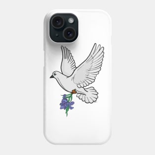 White Dove of Peace Phone Case