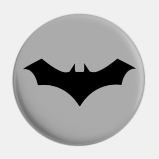 Spooky Bat Silhouette Pin