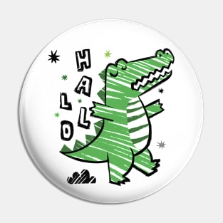 Cute crocodile Pin