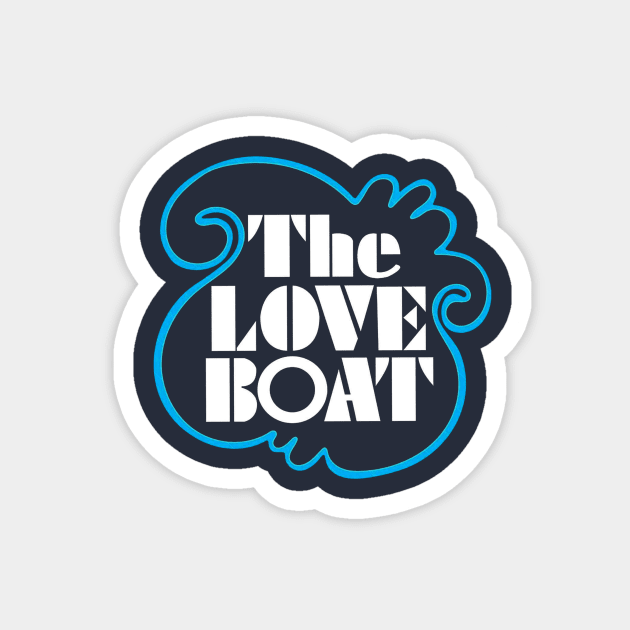 The Love Boat Magnet by MindsparkCreative