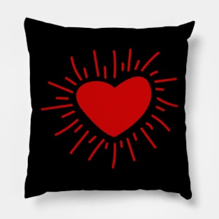 Love Heart for Valentine's Day Pillow