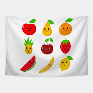 funny fruits Tapestry