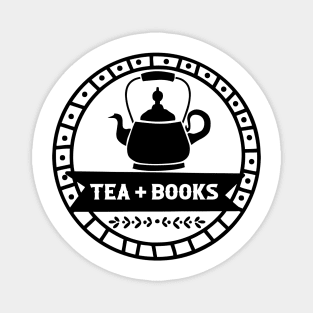 Tea + Books - Gift Idea for Readers and Tea Lovers Magnet