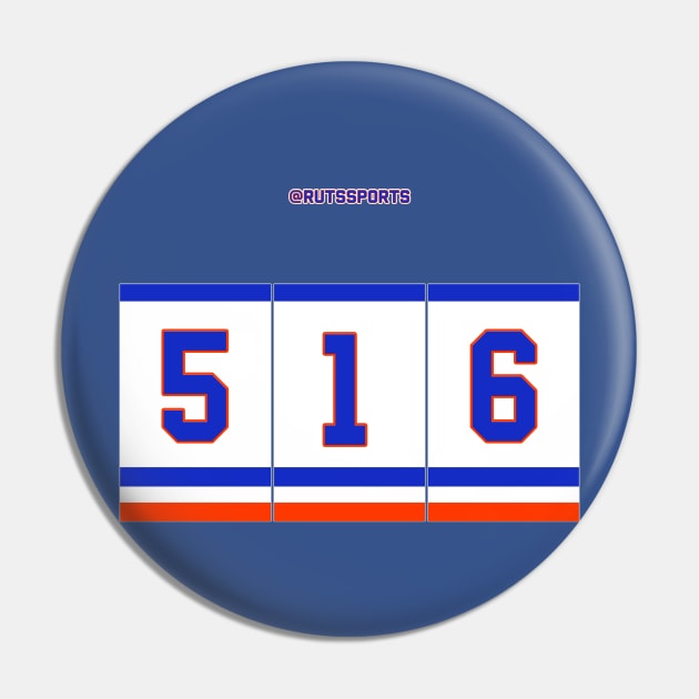 Rep Your Area Code (NYI 516) Pin by RUTSSports