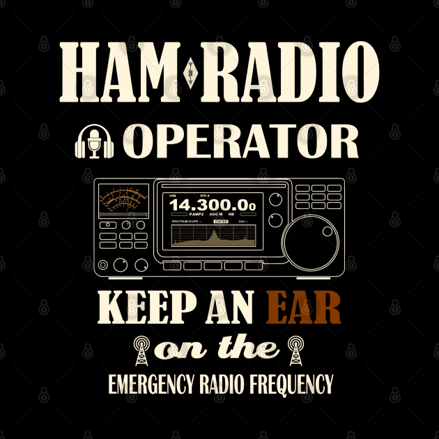 Ham Radio Operator by amarth-drawing