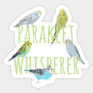 Budgie Sticker blue/green/yellow Color Option Cute Bird Stickers, Parakeet  Sticker, Kawaii Stickers 