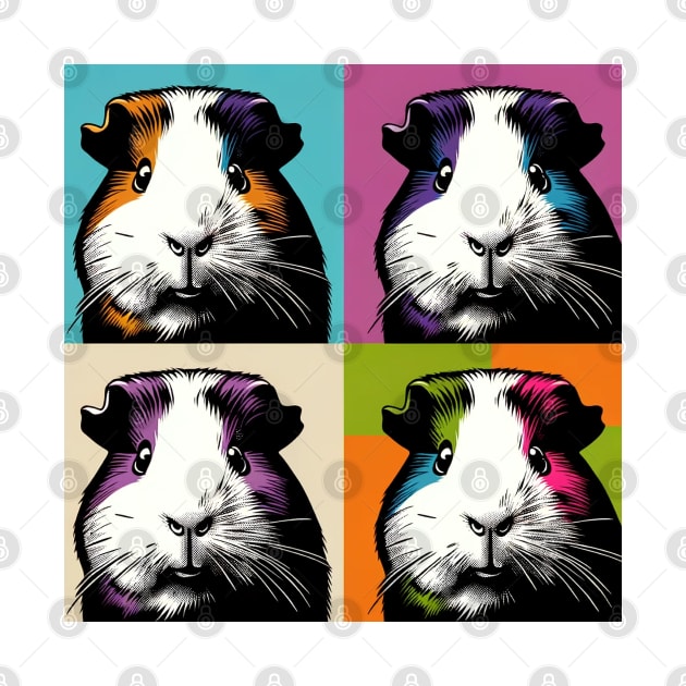 Pop Guinea Pig Art - Cute Guinea Pigs by PawPopArt