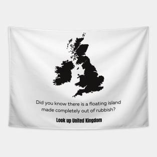 Look Up The UK Funny Tapestry