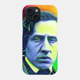 Frédéric Chopin Colourful Portrait | Frédéric Chopin Artwork 6 Phone Case