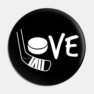 Love Hockey Pin