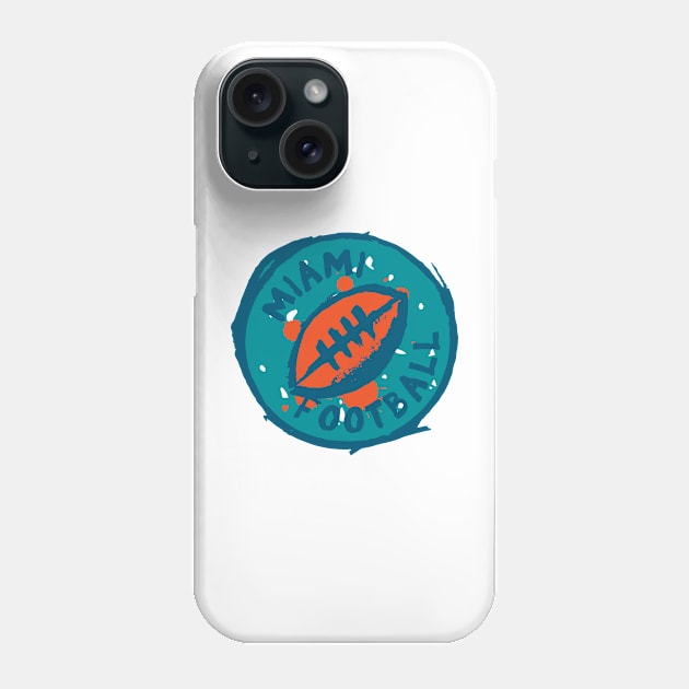 Miami  Football 01 Phone Case by Very Simple Graph