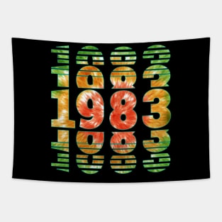 Tie Dye 1983 Birthday Tapestry