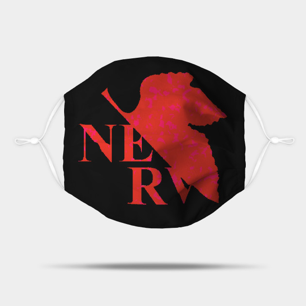 Nerv Logo Evangelion Nerv Mask Teepublic
