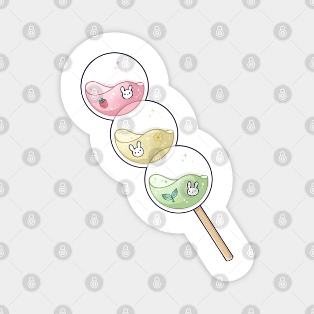 Hello dango jello Magnet by Candyleaf