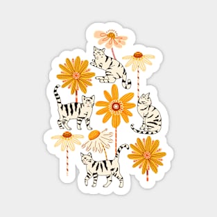 Daisy Cats Magnet