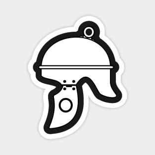 Republican Roman Helmet (white) Magnet