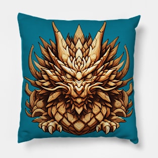 Wood Dragon 10 Pillow