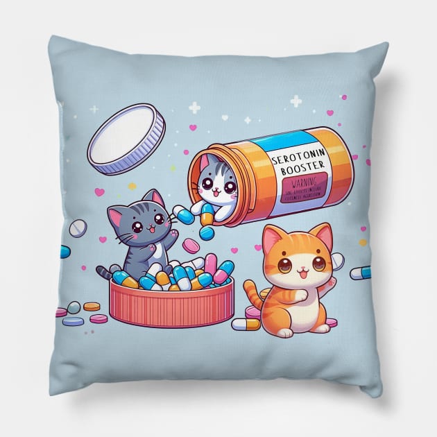 Serotonin Booster Pillow by JennyPool