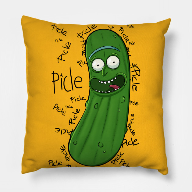 pickle rick pillow