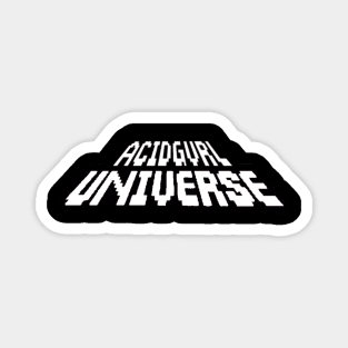 Ghost Yurei White Acidgvrl Universe Logo Magnet
