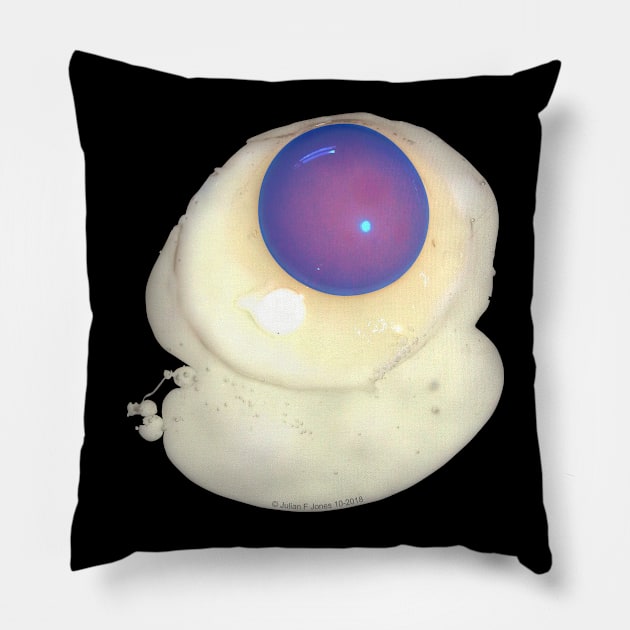 Fried Eggs 04 Pillow by JulianFJones01