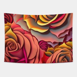 Roses in Bloom Tapestry