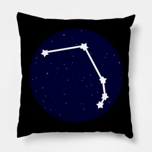 Aries Zodiac Constellation Pillow