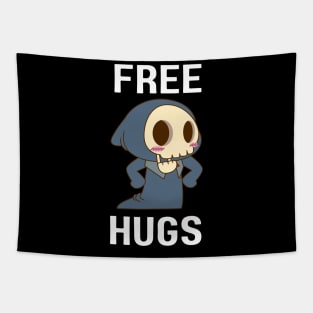 Free Hugs Grim Reaper Tapestry