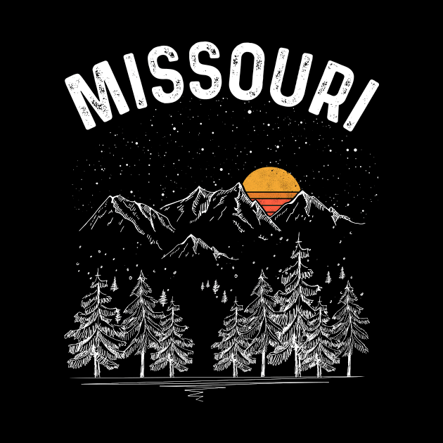 Vintage Retro Missouri State by DanYoungOfficial