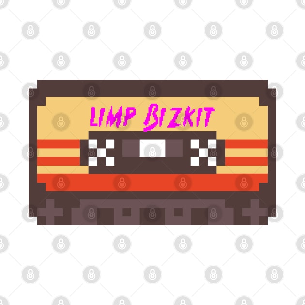 Limp Bizkit 8bit cassette by terilittleberids