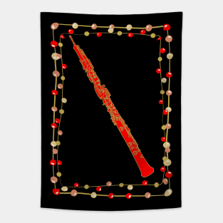 Christmas Oboe Tapestry