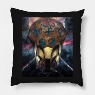 Alien Arcane Aesthic AiArt space bug Pillow